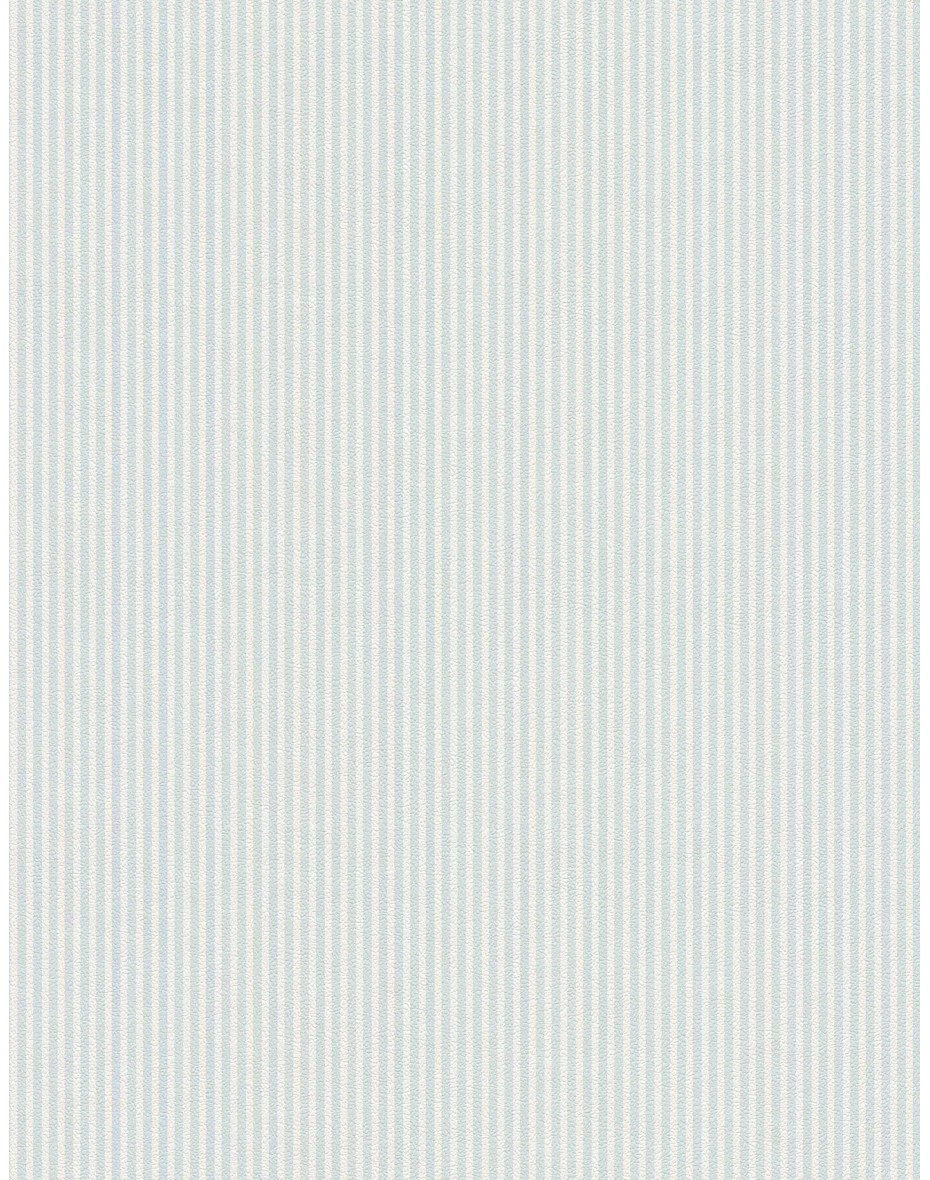Tapeta s úzkym prúžkom 288765 - modrá a biela